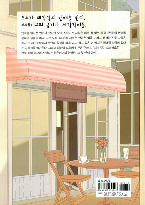 shall we have dinner tonight manhwa book volume 1 korean version dkshop 1