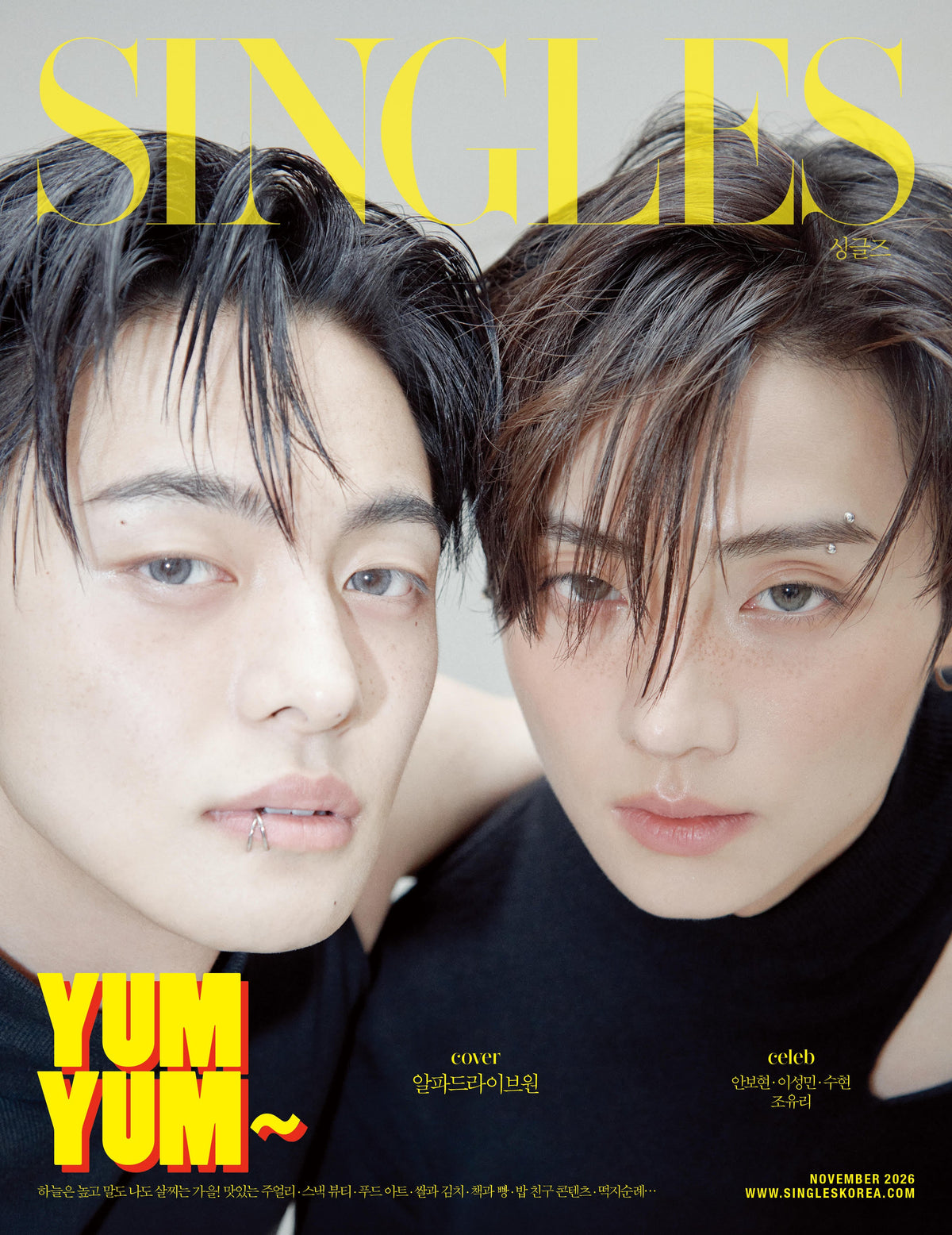 [PRE-ORDER] SINGLES KOREA MAGAZINE 2026.11 (COVER: ALPHA DRIVE ONE) ALPHA DRIVE ONE  DKshop