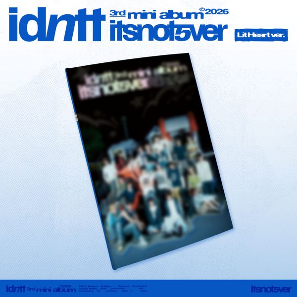 [PRE-ORER] idntt - 3rd Mini Album itsnotover idntt  DKshop