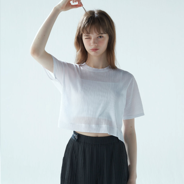 [Grip & Shop] Pleatsme BACK TIED PLEATS T-SHIRT