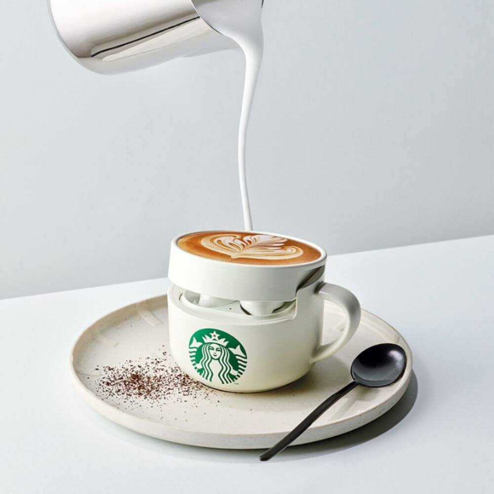 starbucks latte art samsung galaxy buds2 case dkshop 2