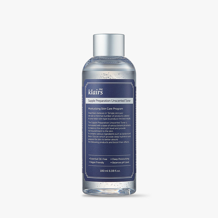 Dear, Klairs Supple Preparation Unscented Toner 180ml | DKshop