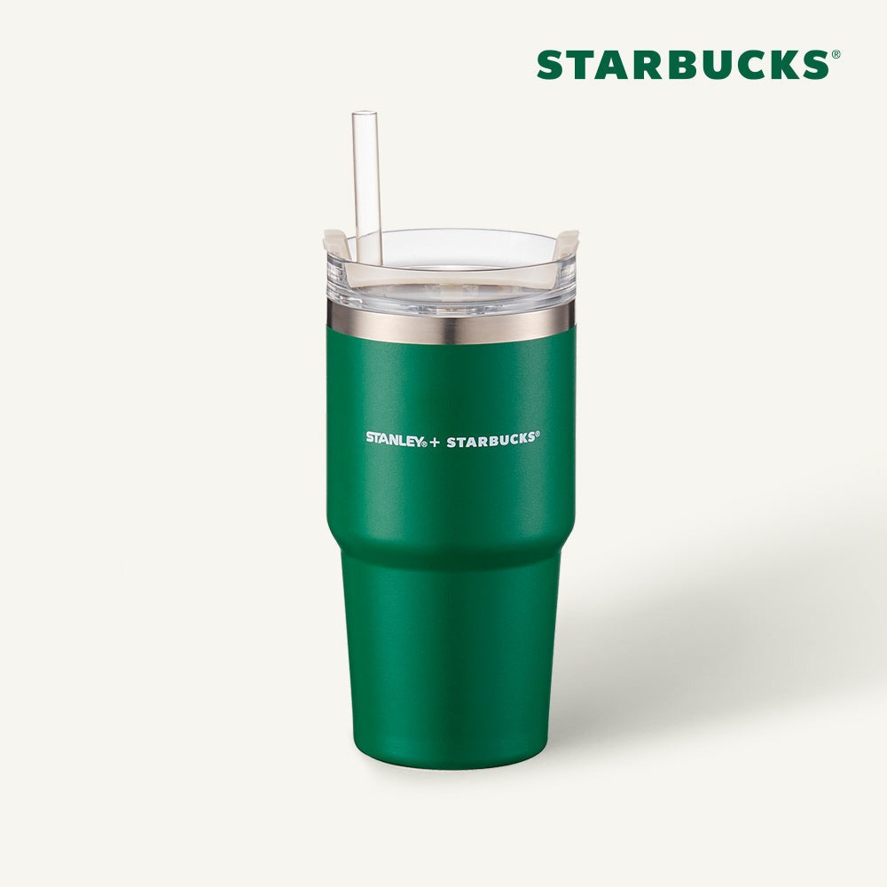 starbucks ss stanley green quencher tumbler 591ml dkshop