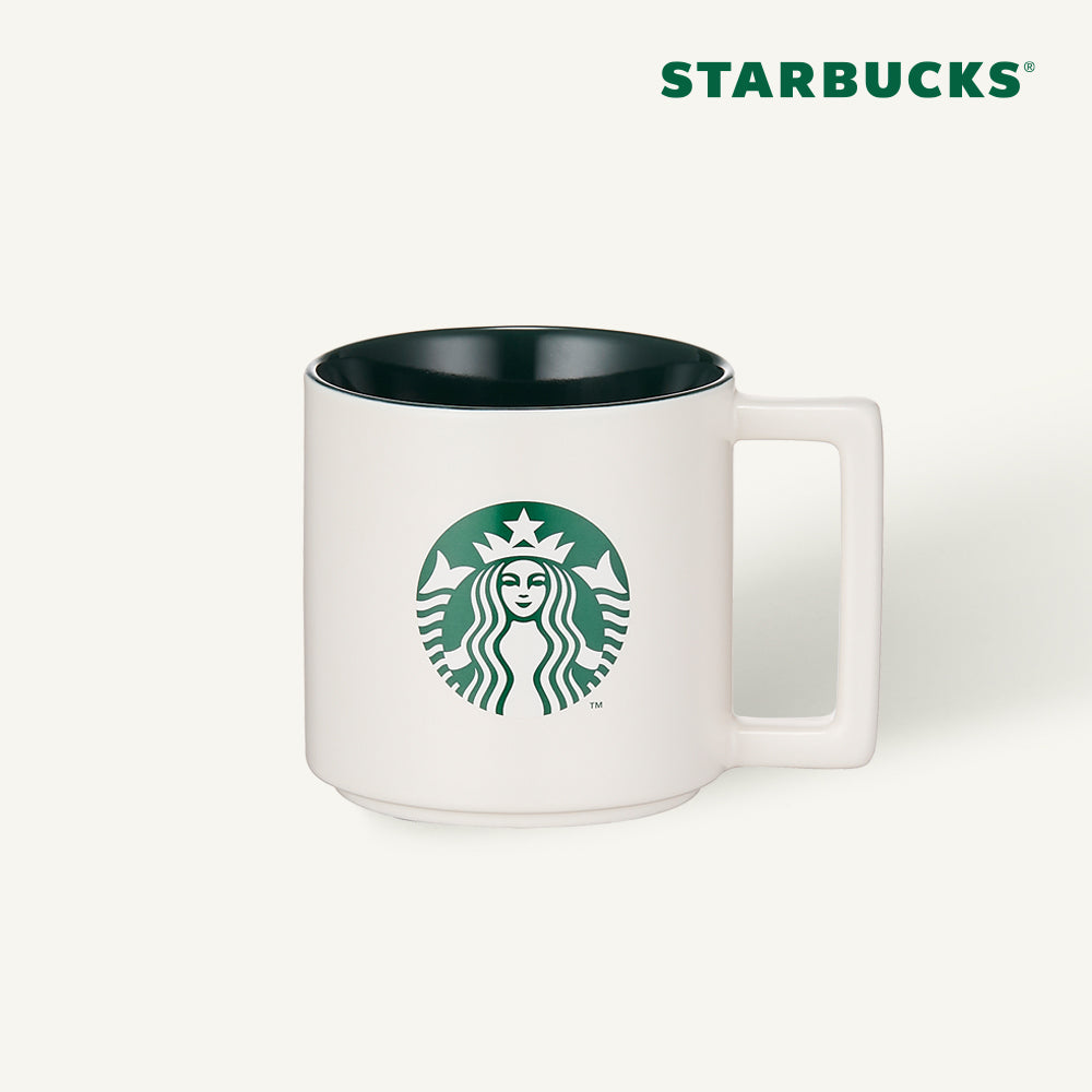 Starbucks - Cream Siren Square Mug 355ml | DKshop