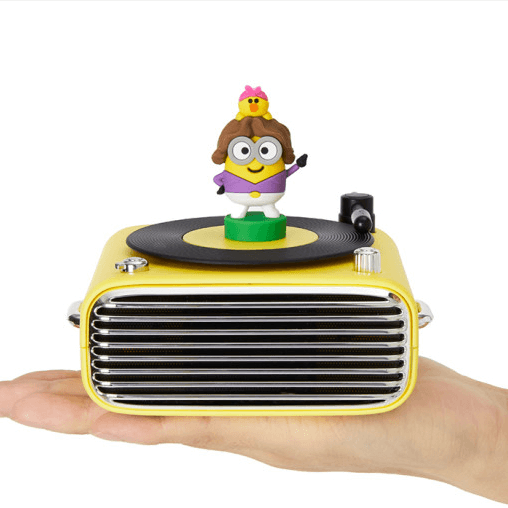 line friends minions brown and bob retro bluetooth speaker dkshop 2