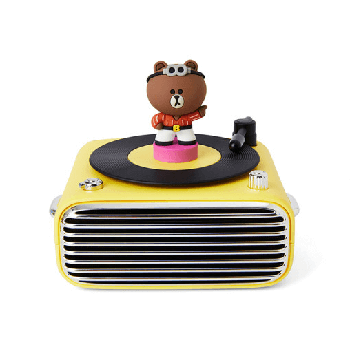 line friends minions brown and bob retro bluetooth speaker dkshop 4