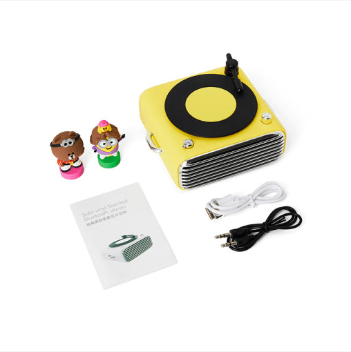 line friends minions brown and bob retro bluetooth speaker dkshop 6